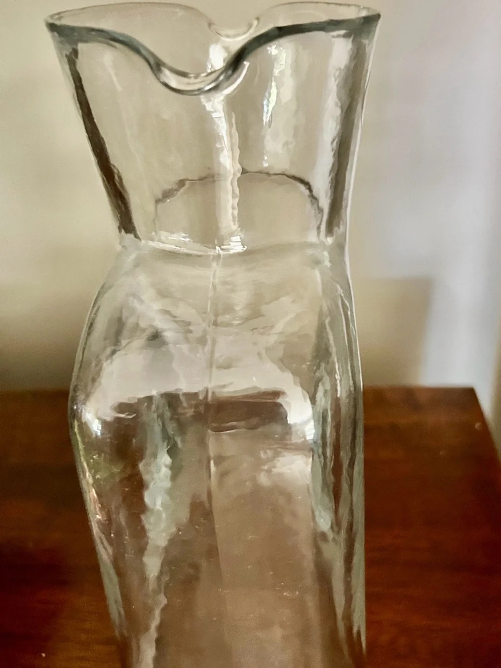 Blenko Smokey Grey Glass Square-Shoulder Vase